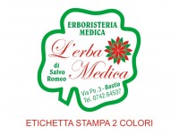 Etichette adesive per erboristerie, cosmetica, cosmesi (mm 39X39)  (cod.7M )